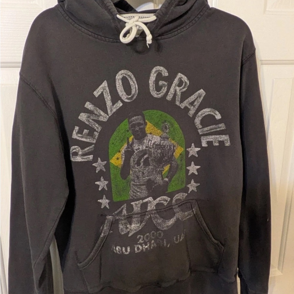 Renzo Gracie Black Graphic Pullover Hoodie